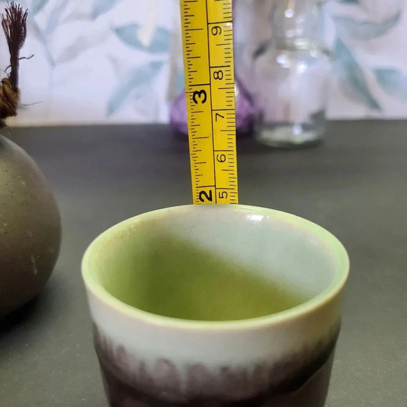 Vintage Sake Set in Green Stone 3-pc Set - Picture 9 of 11